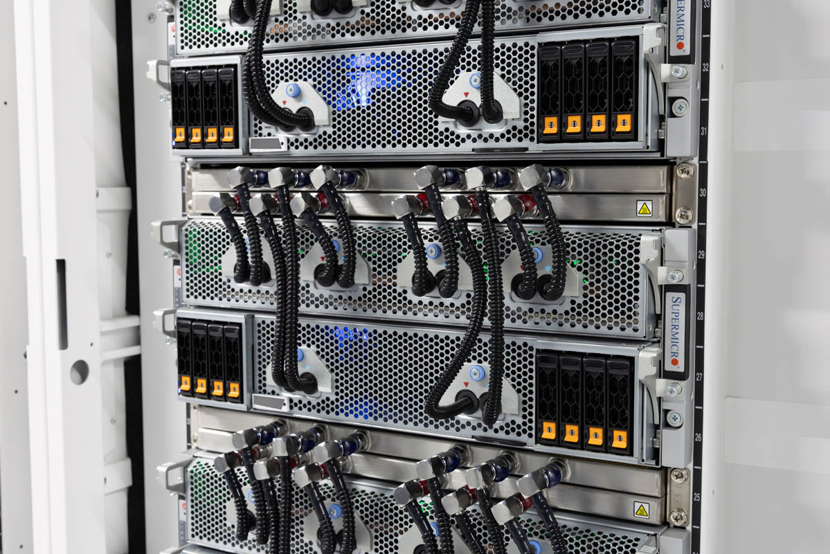 Supermicro 4U Machine with 8 GPUs